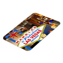 Getrouwd in Vegas Refridgerator Magnet