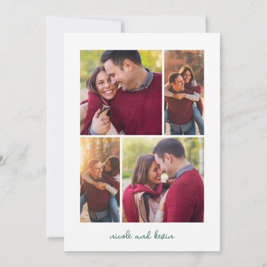 Getrouwd Kleine Kerst Mis De Datum Niet Save The Date (Achterkant)