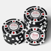 Getrouwd Las Vegas Stijl Pokerchips (Opstapeling)
