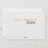 Getrouwd met kleine kerst feestdagenkaart (Achterkant)