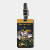 Getrouwd met Las Vegas Weddings Bagagelabel (Voorkant verticaal)