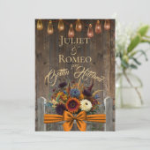 Getrouwd met Wilde Bloemen & Lint - Koper (Staand voorkant)