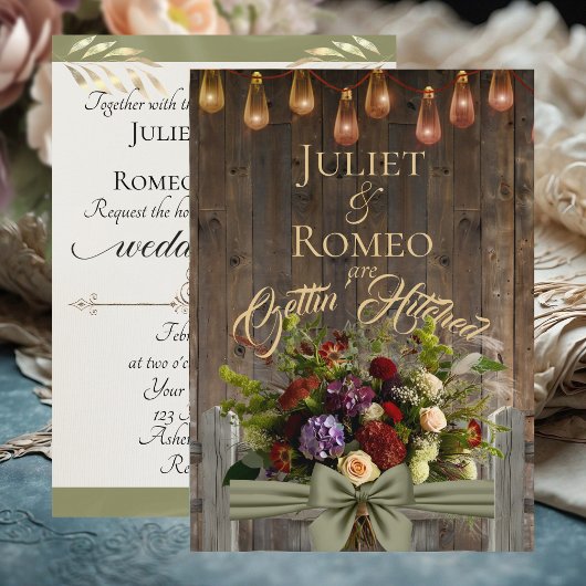 Getrouwd met Wildflowers & Ribbon - Sage