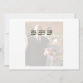 Getrouwd op Maui-aankondiging met bruiloft foto Kaart (Achterkant)