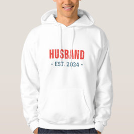 Getrouwd paar bijpassende echtgenoot Est. 2024 Hoodie
