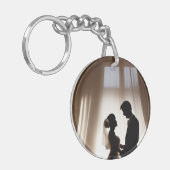Getrouwd souvenir sleutelhanger (Voorkant Links)