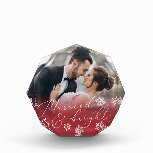 Getrouwd & Stralend | Kersttrouwdag Fotoblokken (Voorkant)
