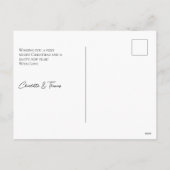 Getrouwd & Stralend Klantspecifieke Foto Vakantie  Feestdagenkaart (Achterkant)