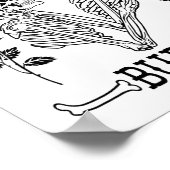 Getrouwd tot we begraven zijn Bruid Bruidegom Hall Poster (Hoek)