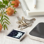 Getrouwd vandaag in Keepomwille Sleutelhanger (Zijkant)