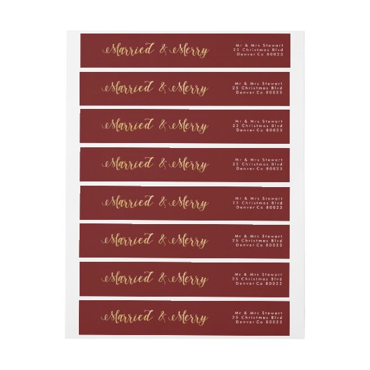 Getrouwd & Vrolijk | Eerste Kerstmis (Vel)