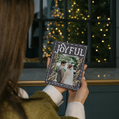 Getrouwd vrolijk kerstfeest fotokaart feestdagenkaart