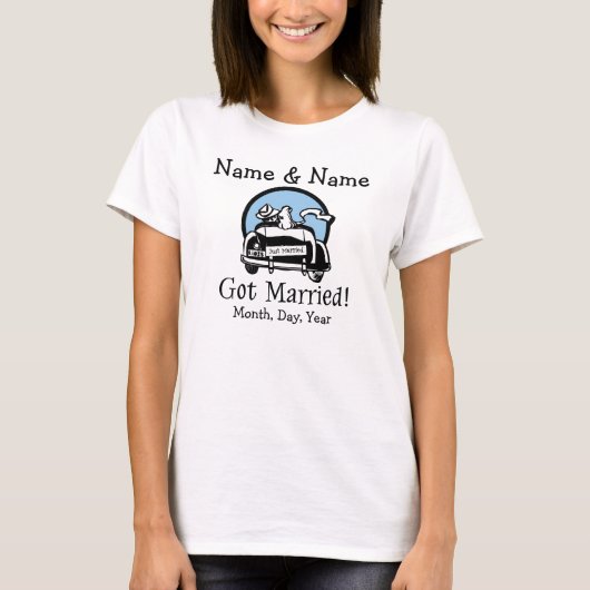 Getrouwd Vrouwen T-shirt (Voorkant)