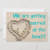 Getrouwd worden op uitnodiging van Beach Weddensch (Voorkant)