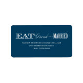 & GETROUWD ZIJN | ADRESETIKETTEN ETIKET (Voorkant)