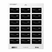 & GETROUWD ZIJN | ADRESETIKETTEN ETIKET (Full Sheet)
