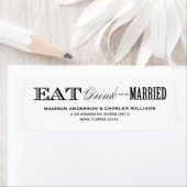 & GETROUWD ZIJN | ADRESLABELS TERUGSTUREN ETIKET (Insitu)