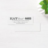 & GETROUWD ZIJN | BRUILOFT WEBSITE KAARTEN MINI VISITEKAARTJES (Bureau)