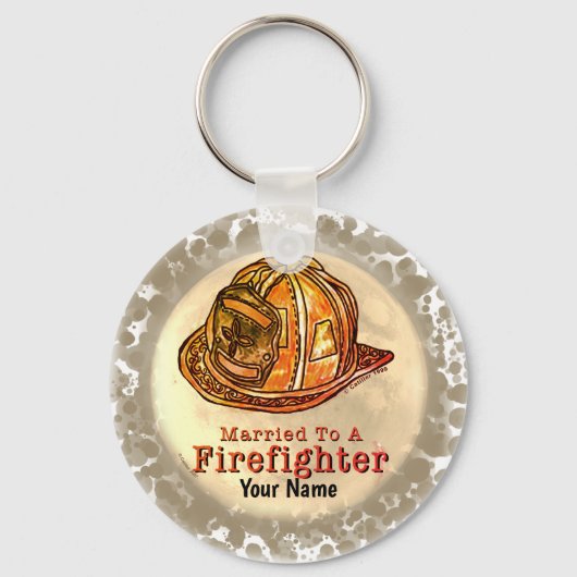 Getrouwde brandweer sleutelhangers (Voorkant)