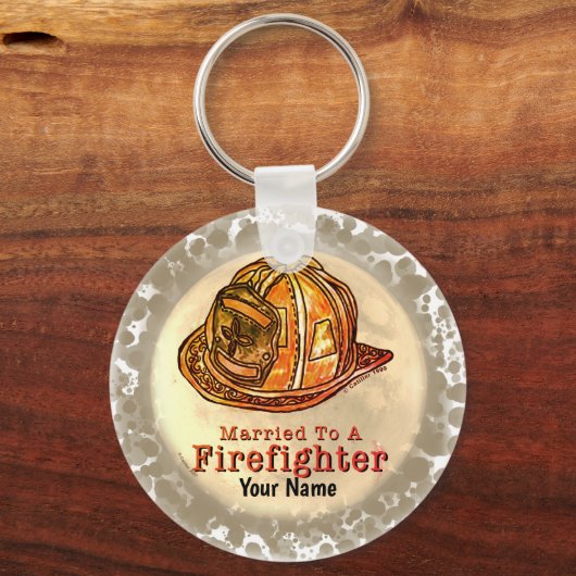 Getrouwde brandweer sleutelhangers (Voorkant)