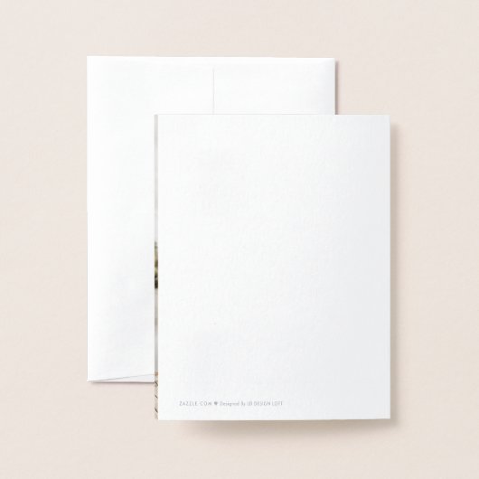 Getrouwde en prettige kerstfeestfoto Foto Folie Kaarten (Met envelop)