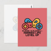 Getrouwde Gamer 1 & 2 Briefkaart (Voorkant / Achterkant)