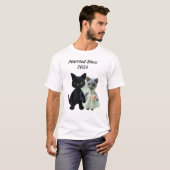 Getrouwde katten 2024 t-shirt (Voorkant volledig)