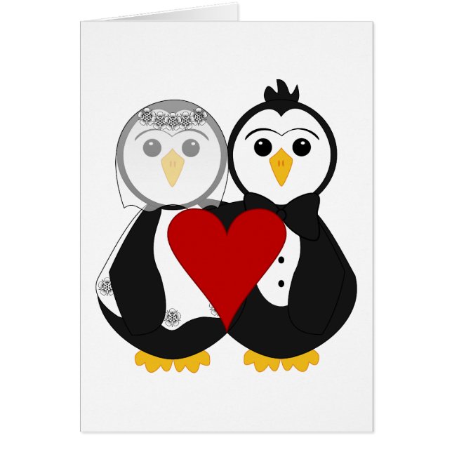 Getrouwde pinguïns verliefd (Voorkant)