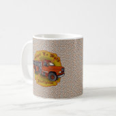Getrouwe brandweerman brandweerwagen mok (Voorkant links)