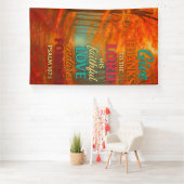 Getrouwe Liefde in Herfstglorie | Psalm 107:1 Spandoek (Insitu)