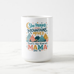 Getrouwe Mama “Bergen Verzet” Christelijk Cadeau Koffiemok