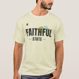 GETrouwe STAAT – Hondenliefhebber Geometrische Typ T-shirt