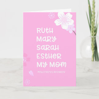 Getrouwe Vrouwen Van De Bijbel Moederdagkaart Kaart