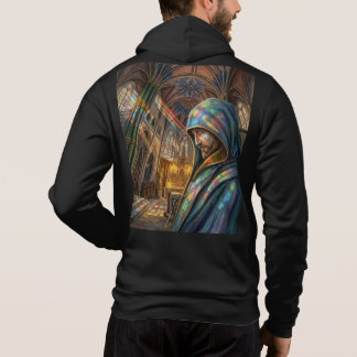 Getrouwe Weergave Priesterlijk Gebed Onder Licht Hoodie