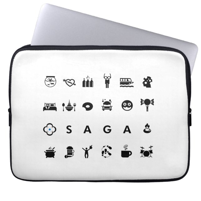 GetSaga Laptop Sleeve (Voorkant)