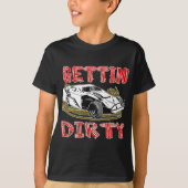 Gettin Dirt Dirt Modified Racing T-shirt (Voorkant)
