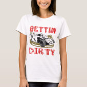 Gettin Dirt Dirt Modified Racing T-shirt (Voorkant)