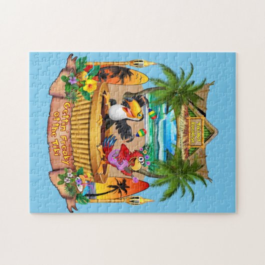 GETTIN' FREAKY OP DE TIKI LEGPUZZEL (Horizontaal)