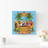 GETTIN' FREAKY OP DE TIKI VIERKANTE KLOK (Huis)