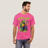 Gettin' Froggy with It Funny Dancing Frog T-shirt (Voorkant volledig)