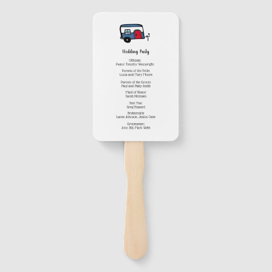 Gettin' Hitched Camper Handwaaier (Achterkant)