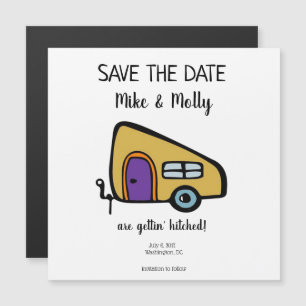Gettin' Hitched Save the Date Magnetische Uitnodiging