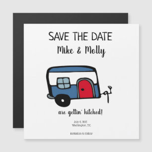 Gettin' Hitched Save the Date Magnetische Uitnodiging