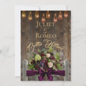 Gettin' Hitched Wilde Bloemen & Lint - Plum (Voorkant)