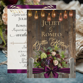 Gettin' Hitched Wilde Bloemen & Lint - Plum