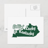 Gettin' Lucky in Kentucky Briefkaart (Voorkant / Achterkant)