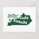 Gettin' Lucky in Kentucky Briefkaart (Voorkant)