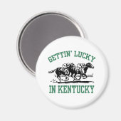Gettin' Lucky in Kentucky Magneet (Voorkant / Achterkant)
