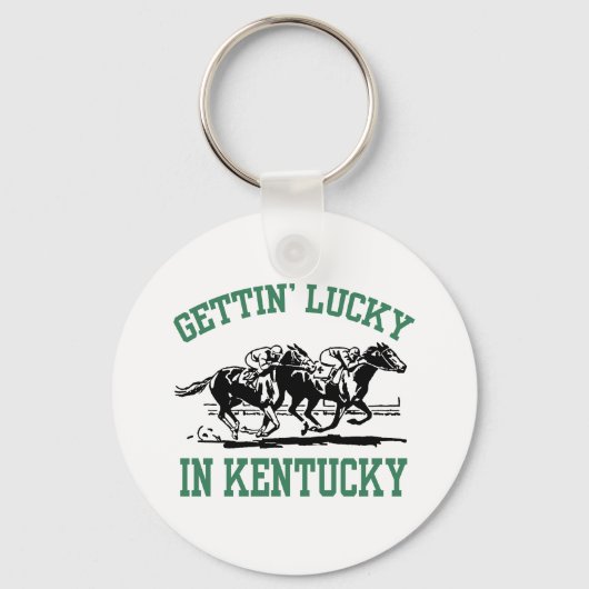 Gettin' Lucky in Kentucky Sleutelhanger (Voorkant)