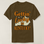 Gettin Lucky in Kentucky T-shirt (Design voorkant)